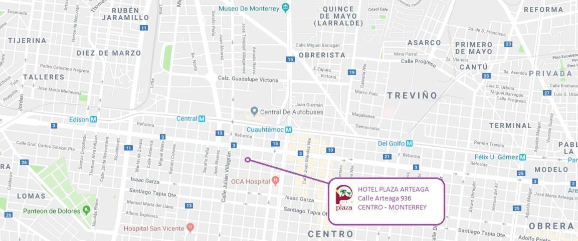 Hotel Plaza Arteaga Монтерей Екстериор снимка